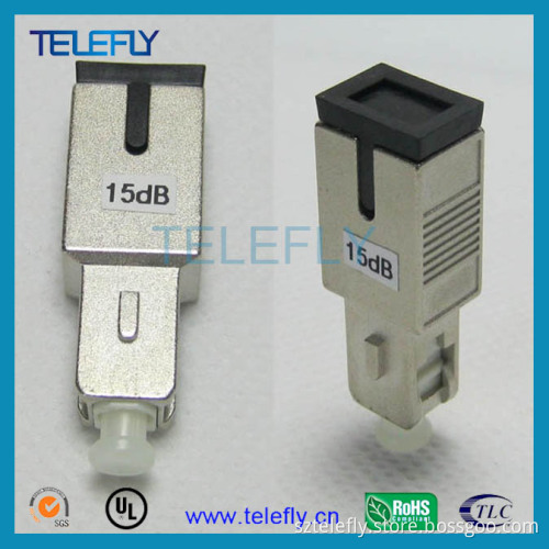 SC/PC Sm Hybrid Male to Female Fiber Optic Attenuator